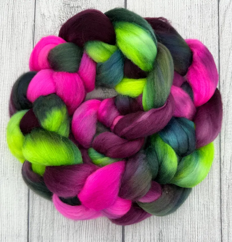67 hand dyed fiber