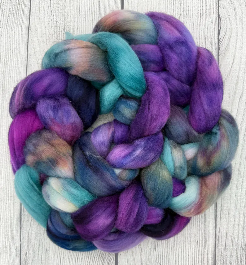 Low Key hand dyed fiber